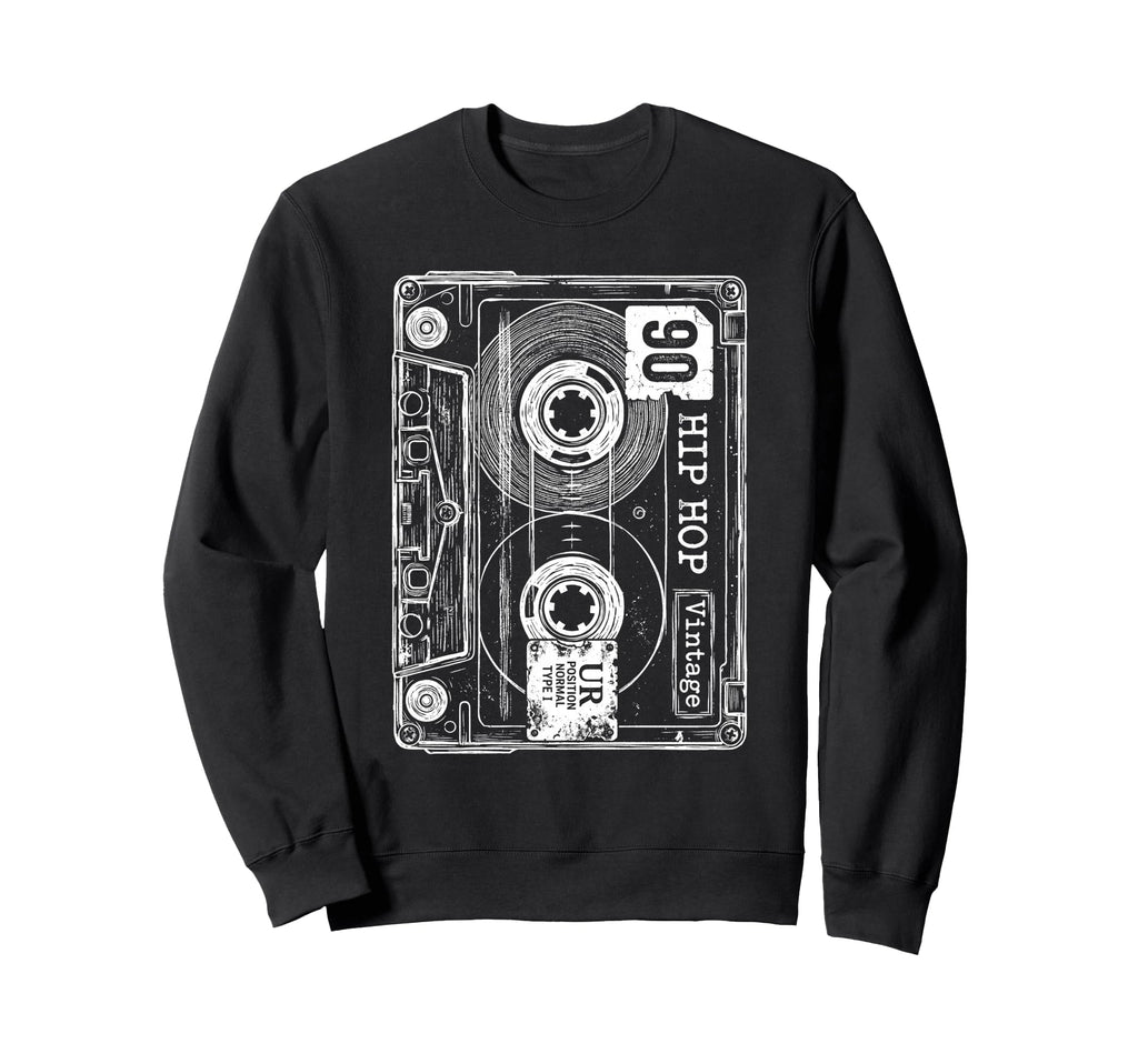 Cassette Tape Hip Hop Music 80S Sweatshirt - Casual Everyday Wear Unisex - T-Shirt, Sweatshirt, Hoodie