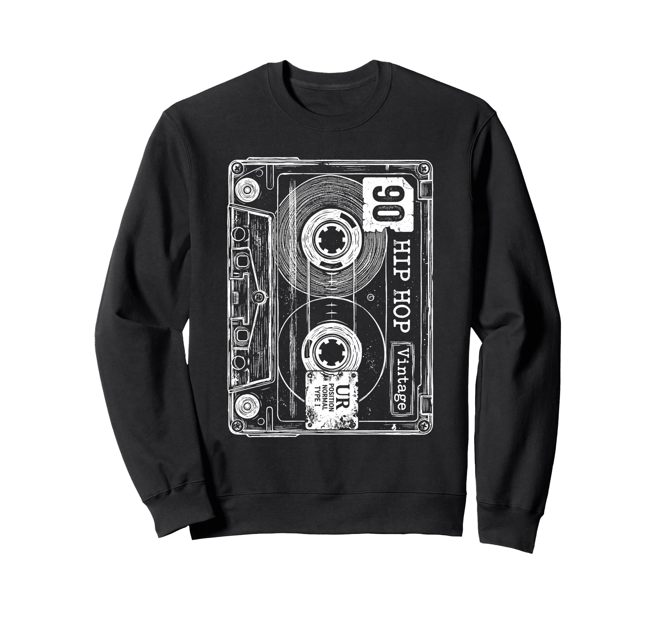 Cassette Tape Hip Hop Music 80S Sweatshirt - Casual Everyday Wear Unisex - T-Shirt, Sweatshirt, Hoodie
