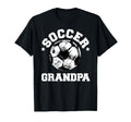 Soccer Grandpa Soccer Ball Distressed T-Shirt - Minimalist Print Men Women - T-Shirt, Sweatshirt, Hoodie
