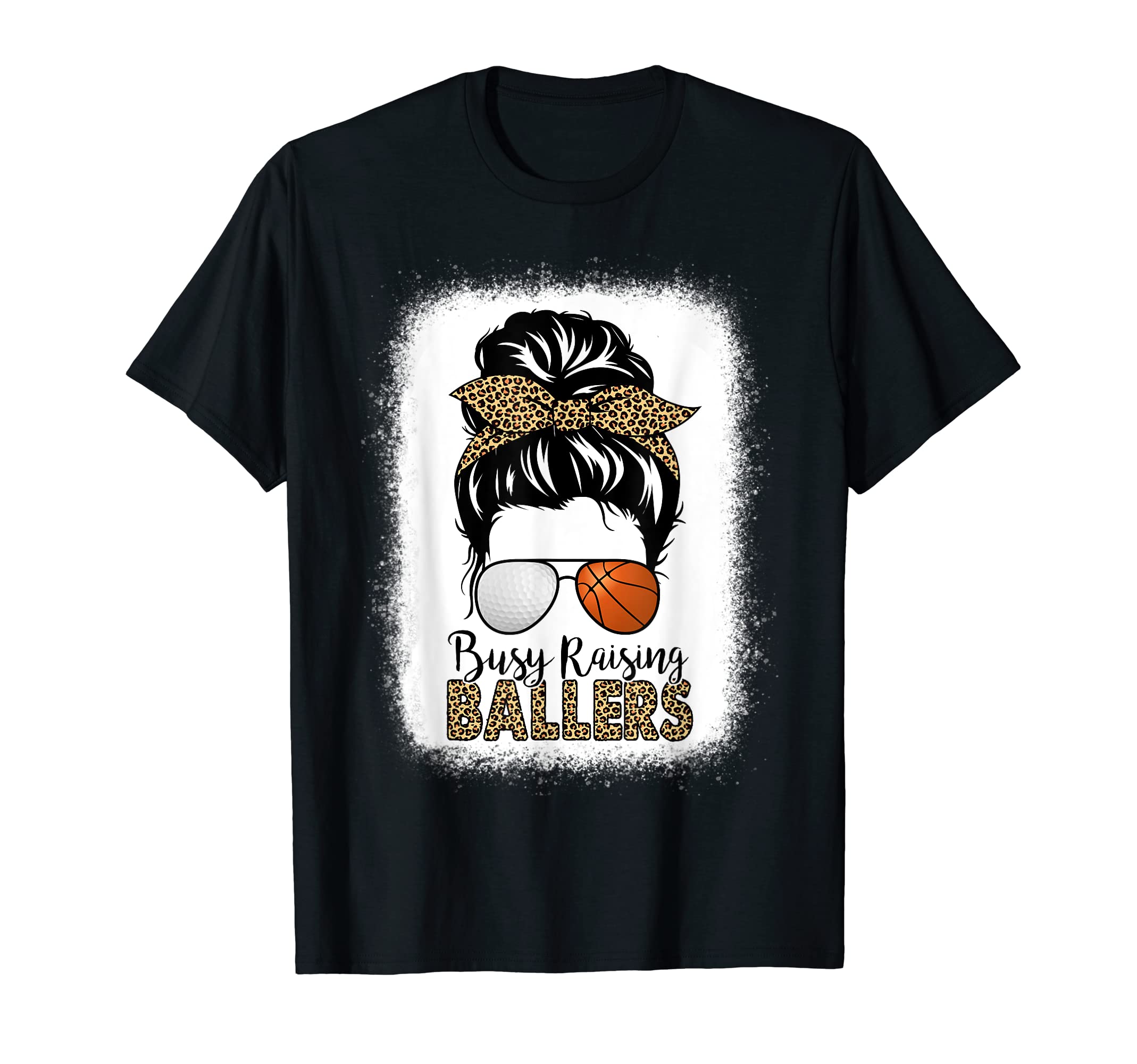 Busy Raising Ballers Golf And Basketball T-Shirt - Novelty Apparel Unisex - T-Shirt, Sweatshirt, Hoodie