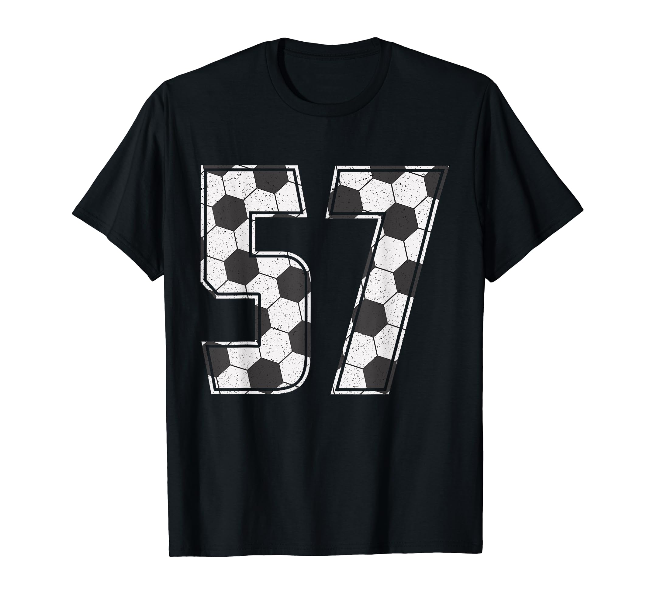 Soccer Player Number 57 Fifty Seven T-Shirt - Streetwear Style for Adults - T-Shirt, Sweatshirt, Hoodie