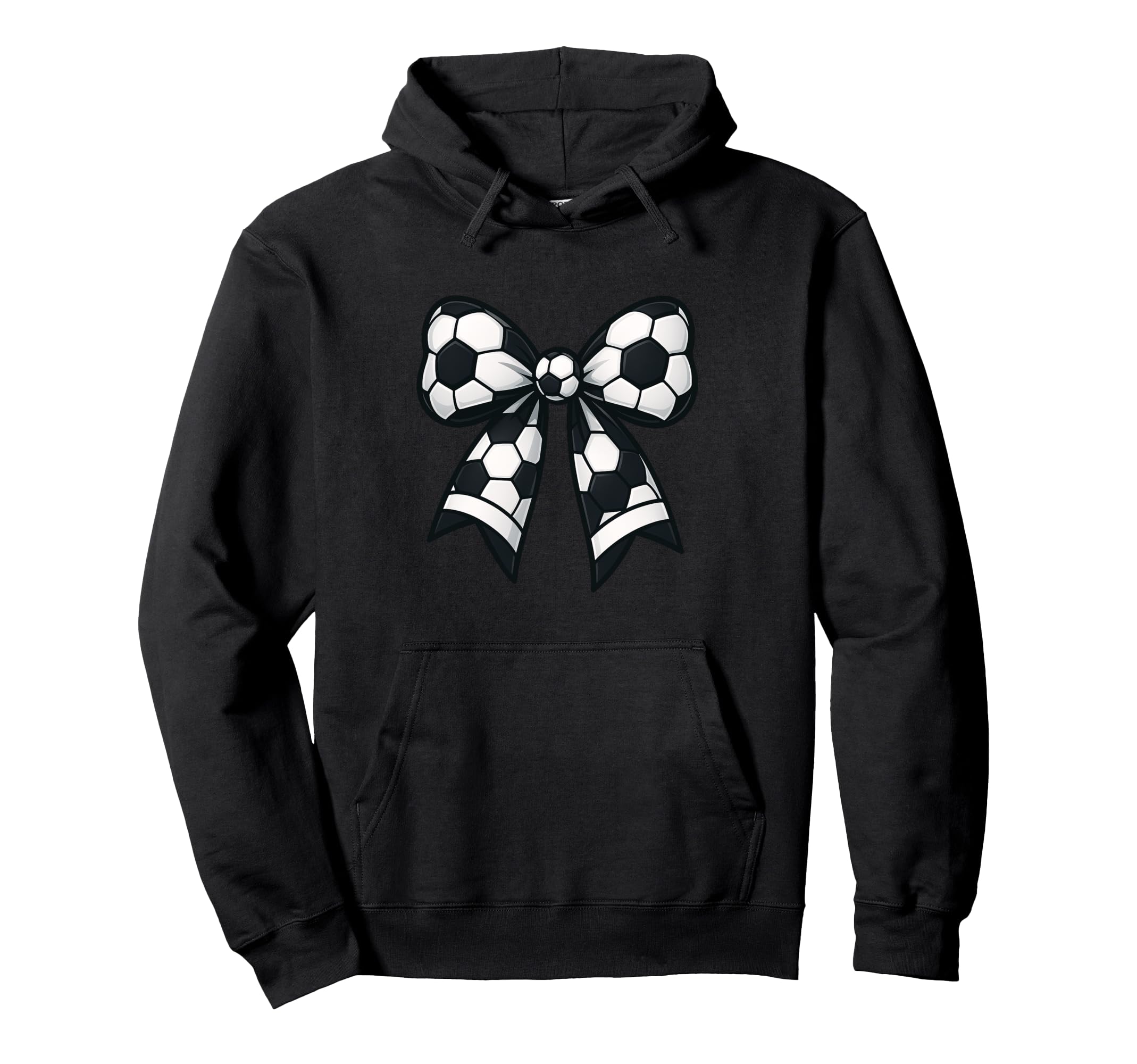 Ribbon Soccer Football Sports Mothers Day Hoodie - Graphic Print Unisex - T-Shirt, Sweatshirt, Hoodie