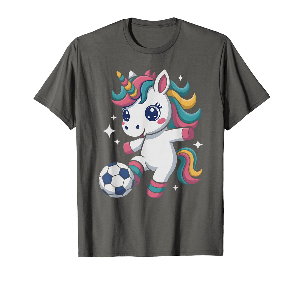 Kawaii Soccer Unicorn Just Who Loves T-Shirt - Fun Novelty Design Unisex - T-Shirt, Sweatshirt, Hoodie