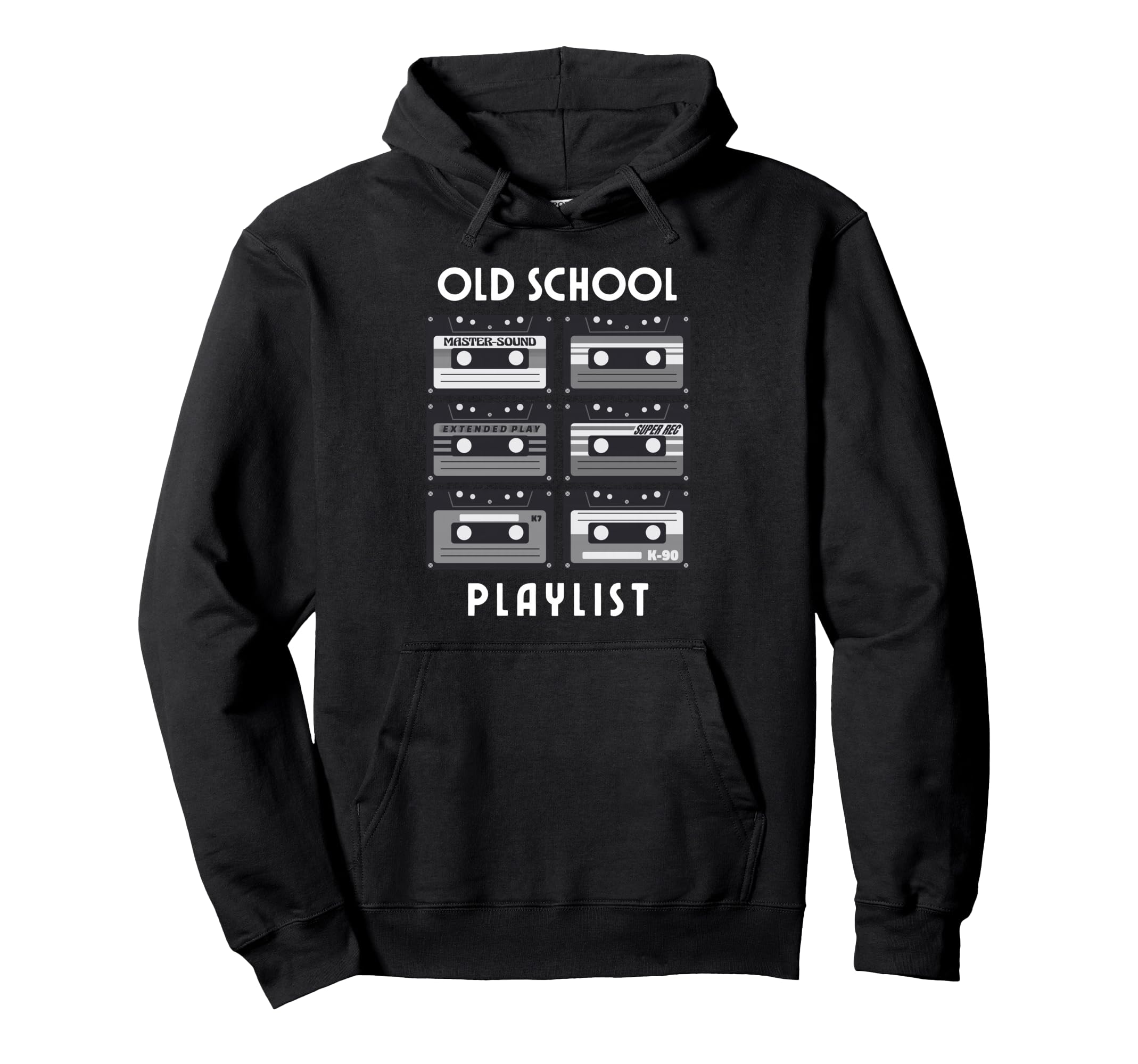 Audio Cassette Tape Collection Hoodie - Custom Art Print Men Women - T-Shirt, Sweatshirt, Hoodie
