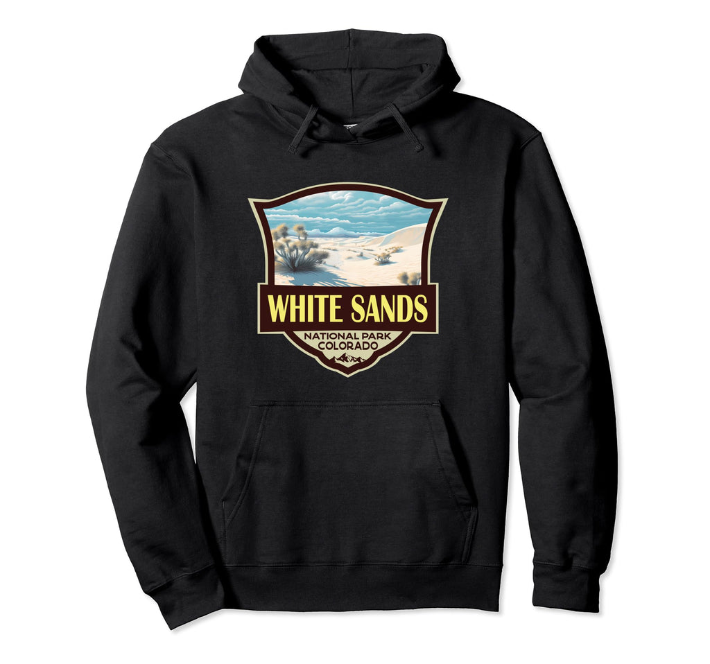 White Sands National Park Illustration Hoodie - Aesthetic Graphic Unisex - T-Shirt, Sweatshirt, Hoodie