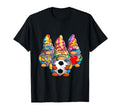 Peace Love Soccer Tie Dye Football T-Shirt - Novelty Apparel Men Women - T-Shirt, Sweatshirt, Hoodie