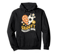 Groovy Leopard Floral Soccer Heart Hoodie - Graphic Print for Adults - T-Shirt, Sweatshirt, Hoodie