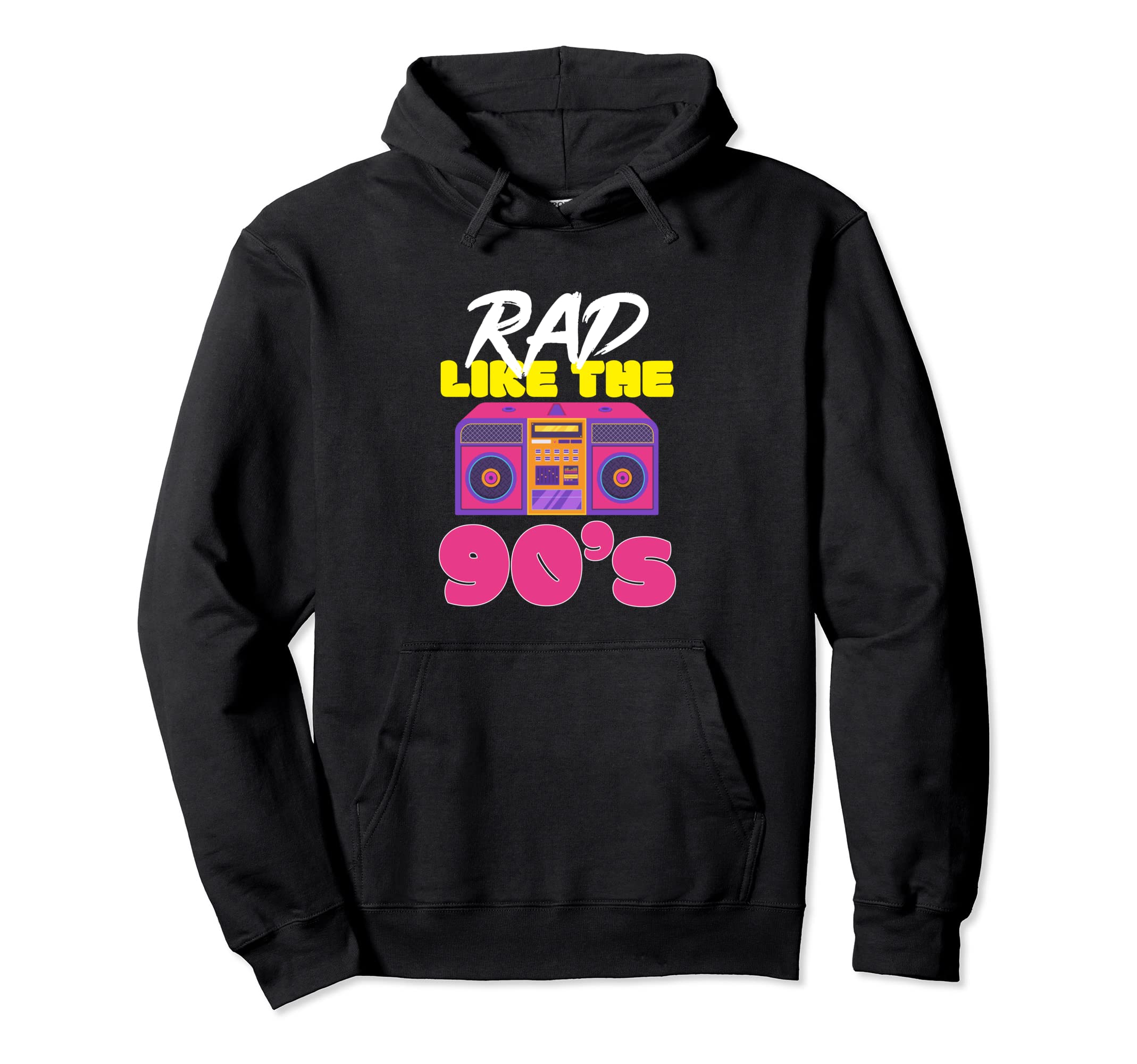 Rad Just Like 90S Cassette Tape Hoodie - Fun Novelty Design for Adults - T-Shirt, Sweatshirt, Hoodie