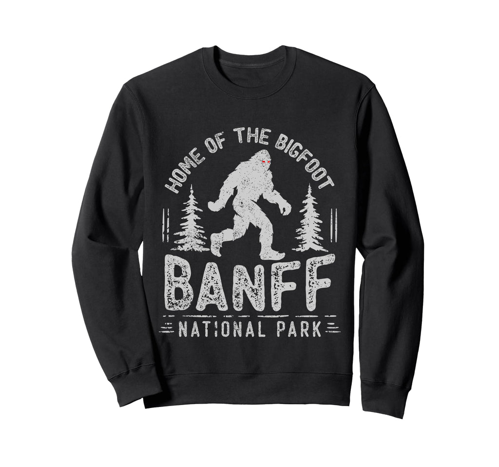 Banff Canadian National Park Sweatshirt - Minimalist Print Men Women - T-Shirt, Sweatshirt, Hoodie