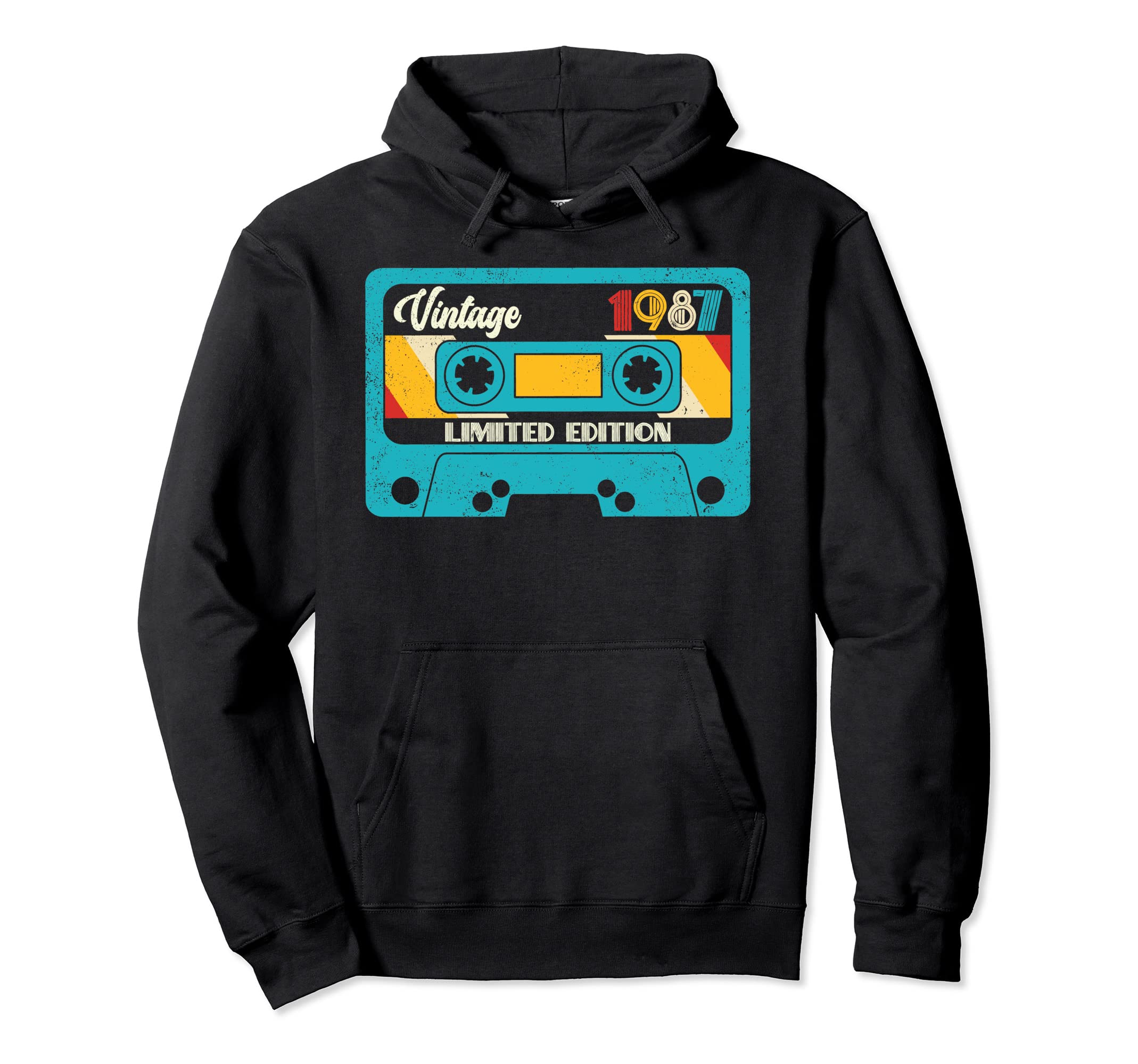 35Th Birthday 1987 Cassette Tape 35 Year Old Hoodie - Graphic Print Unisex - T-Shirt, Sweatshirt, Hoodie