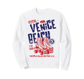 Venice Beach California Roller Sweatshirt - Minimalist Print Men Women - T-Shirt, Sweatshirt, Hoodie