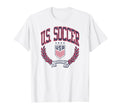 U S Soccer Victory White Uswnt T-Shirt - Unique Graphic for Adults - T-Shirt, Sweatshirt, Hoodie