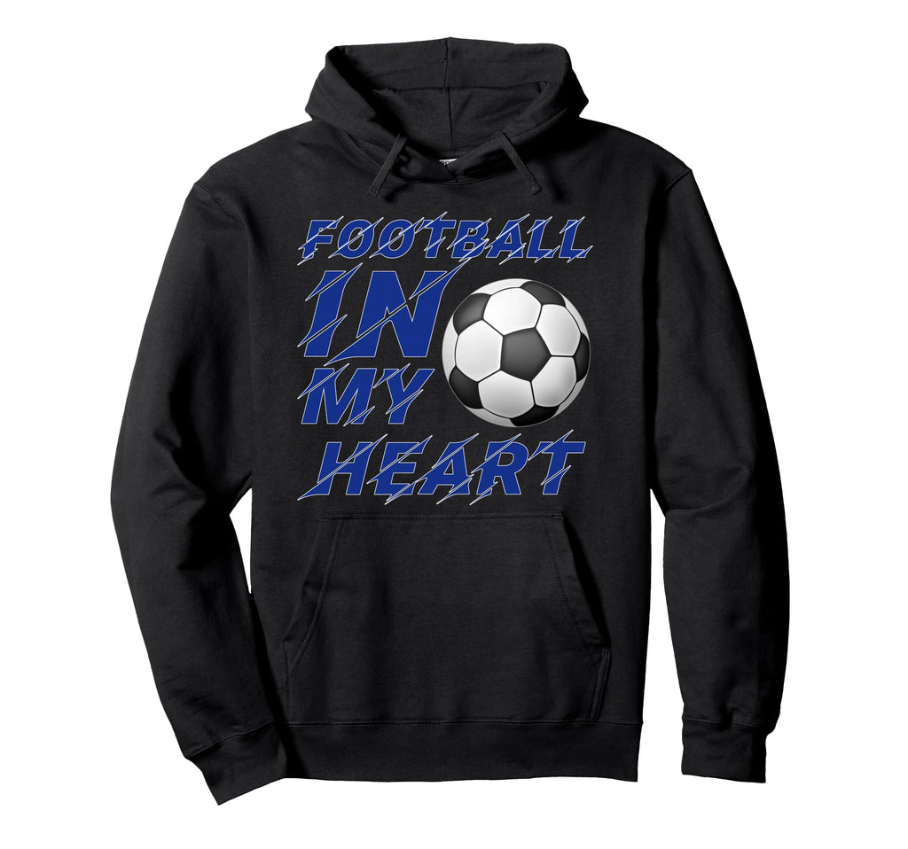 Football My Heart Soccer Lover 2026 Hoodie - Novelty Apparel for Adults - T-Shirt, Sweatshirt, Hoodie