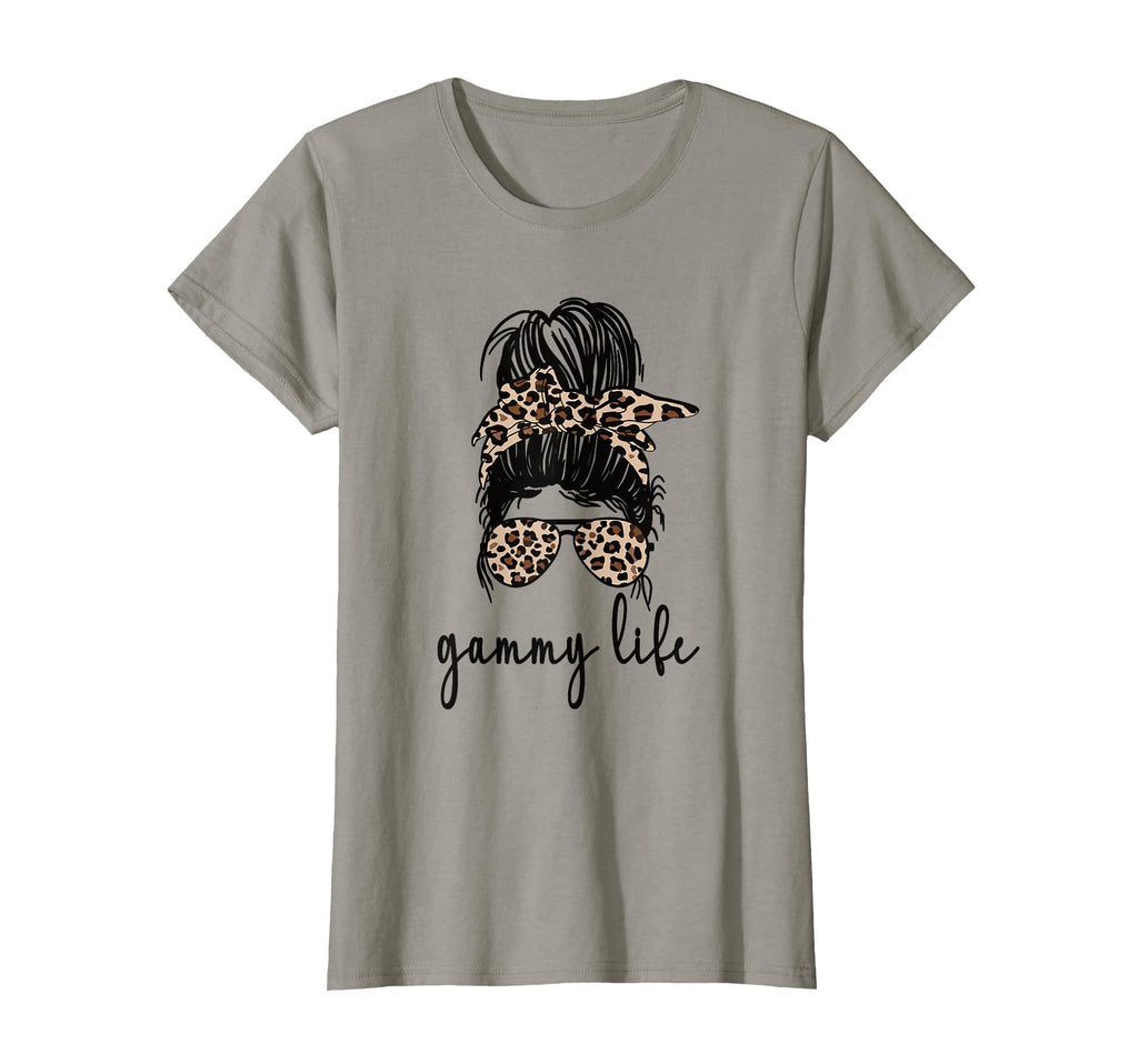 Gammy Life Grandma Messy Bun Gammy T-Shirt - Graphic Print Men Women - T-Shirt, Sweatshirt, Hoodie