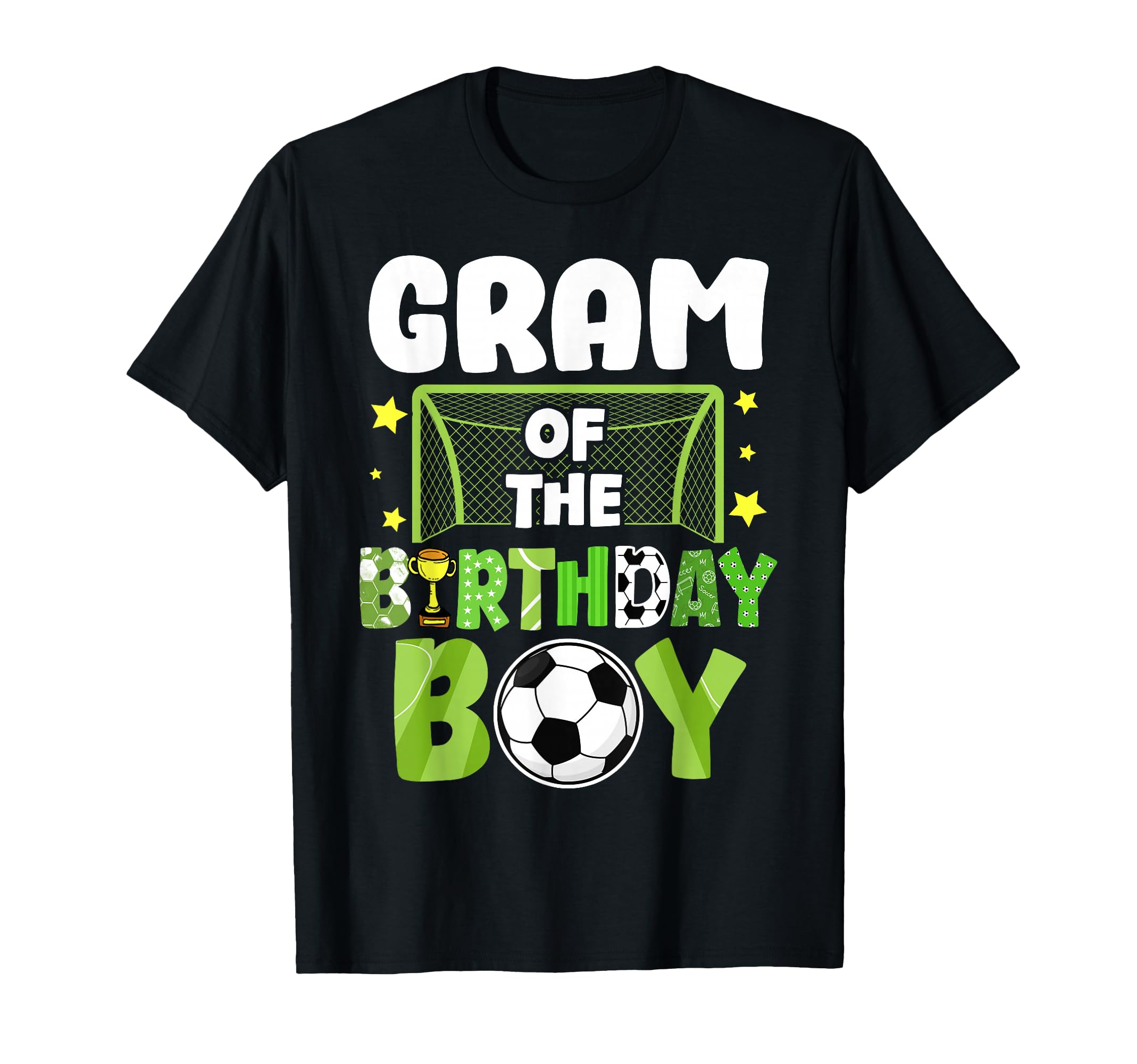 Soccer Gram Birthday Party Family T-Shirt - Minimalist Print for Adults - T-Shirt, Sweatshirt, Hoodie