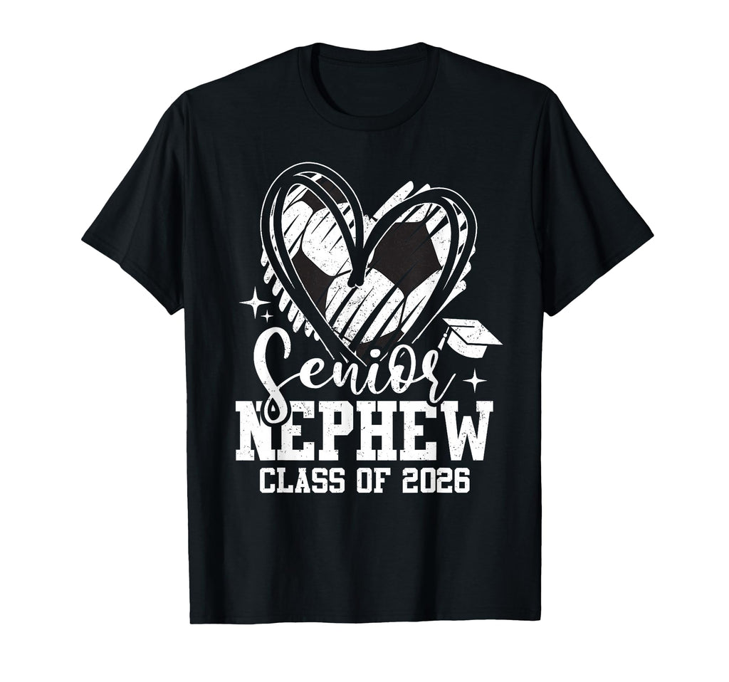 Senior Nephew Class 2026 Soccer T-Shirt - Novelty Apparel Men Women - T-Shirt, Sweatshirt, Hoodie