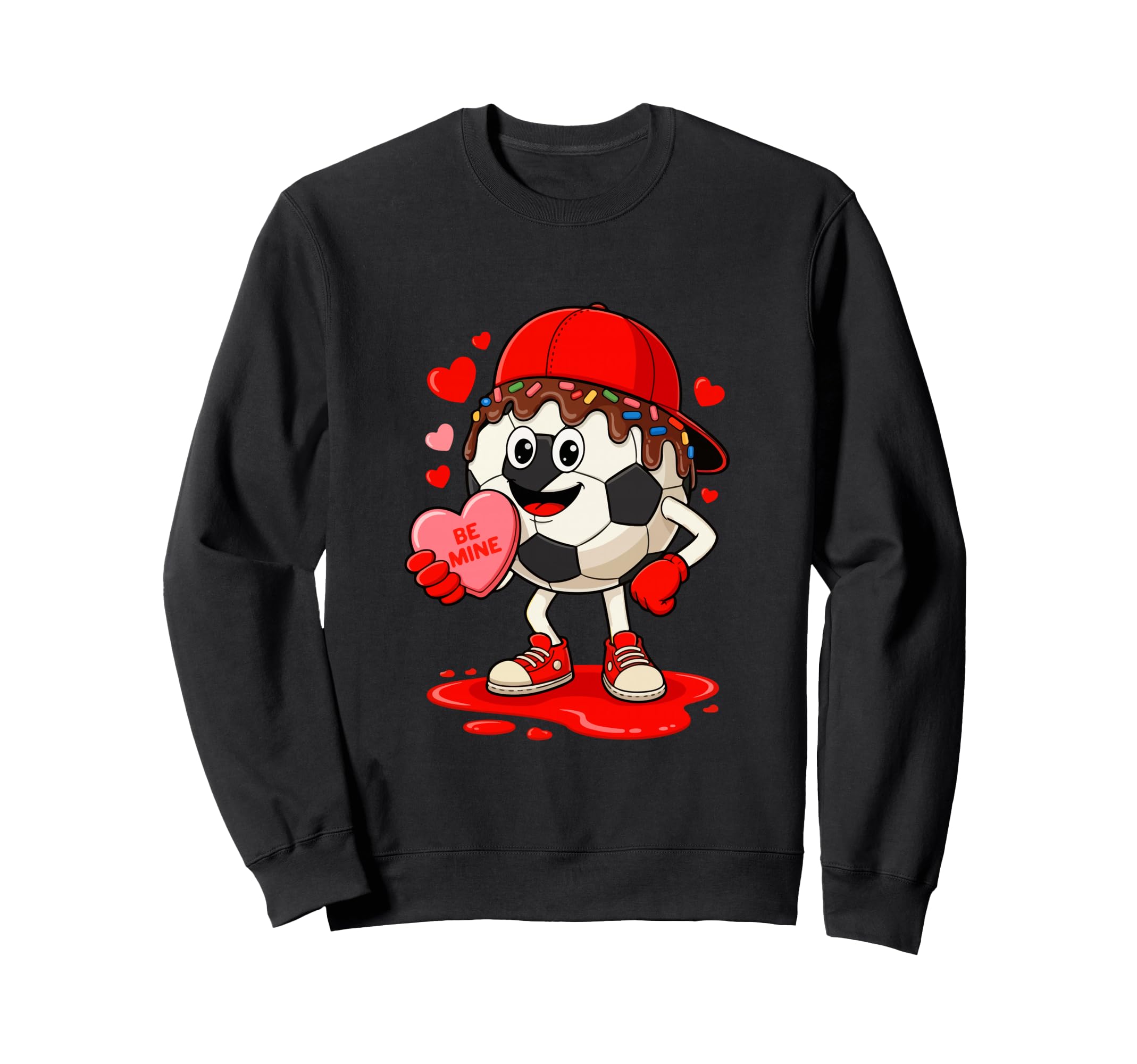Soccer Equipment Player Sweatshirt - Fun Novelty Design for Adults - T-Shirt, Sweatshirt, Hoodie