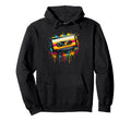 Splash Art Cassette Player Music Tape Hoodie - Aesthetic Graphic Men Women - T-Shirt, Sweatshirt, Hoodie