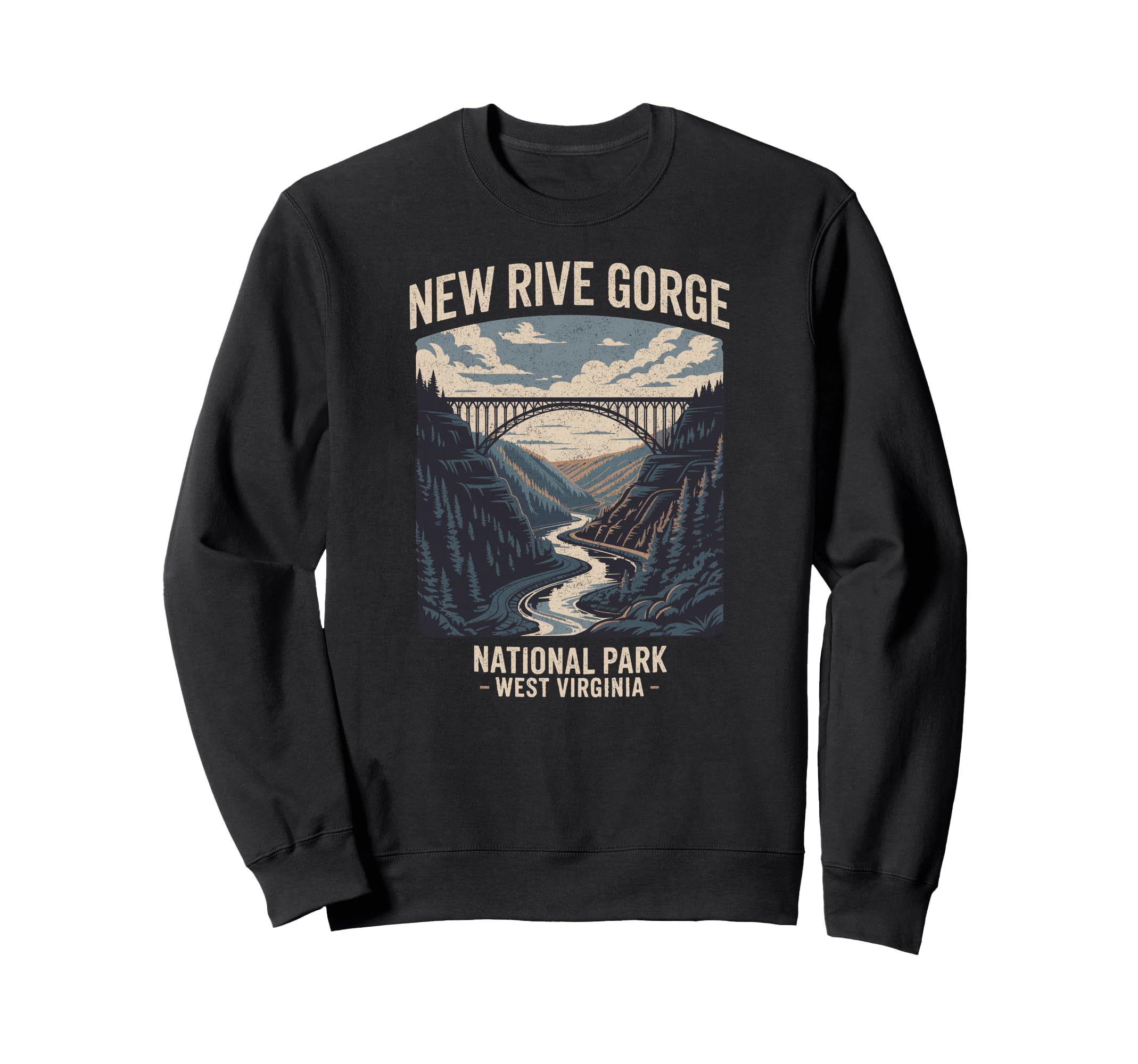New River Gorge National Park Sweatshirt - Streetwear Style Men Women - T-Shirt, Sweatshirt, Hoodie