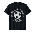 Columbiana County Soccer Distressed T-Shirt - Minimalist Print for Adults - T-Shirt, Sweatshirt, Hoodie