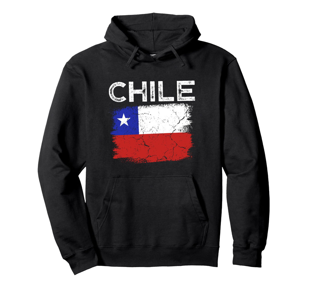 Chile Flag Patriotic Football Proud Hoodie - Fun Novelty Design Men Women - T-Shirt, Sweatshirt, Hoodie