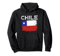 Chile Flag Patriotic Football Proud Hoodie - Fun Novelty Design Men Women - T-Shirt, Sweatshirt, Hoodie