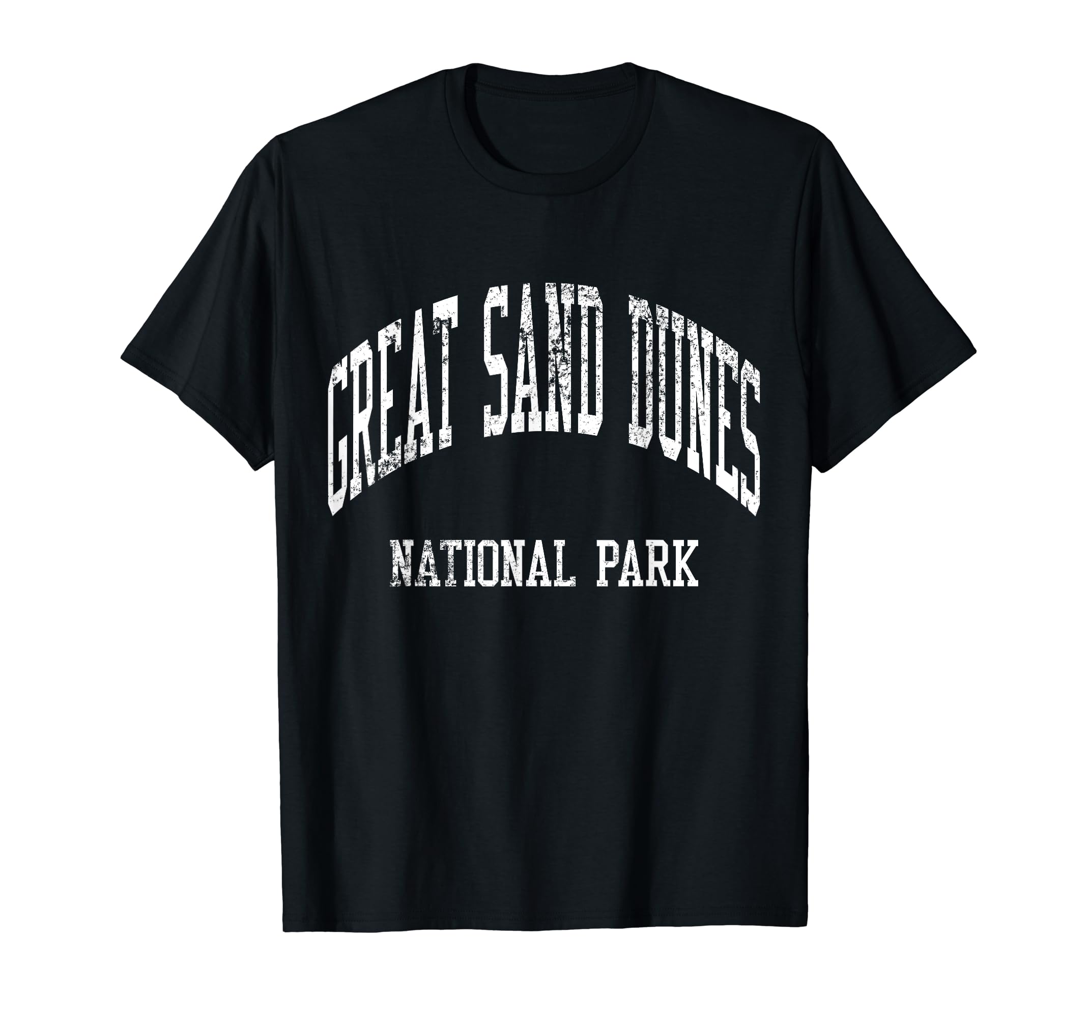 Great Sand Dunes National Park 70S College T-Shirt - Trendy Graphic Unisex - T-Shirt, Sweatshirt, Hoodie