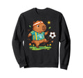 Capybara Soccer Player Headband Sweatshirt - Graphic Print for Adults - T-Shirt, Sweatshirt, Hoodie