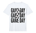 Womens Football Mom Leopard Game Day T-Shirt - Unique Graphic Men Women - T-Shirt, Sweatshirt, Hoodie