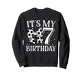 Its My Seven 7Th Birthday Soccer Sweatshirt - Minimalist Print for Adults - T-Shirt, Sweatshirt, Hoodie