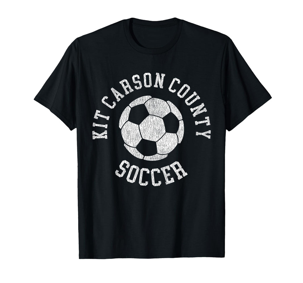 Kit Carson County Soccer Distressed T-Shirt - Streetwear Style for Adults - T-Shirt, Sweatshirt, Hoodie