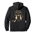 Rottweiler Glasses Smoking Pipe Grunge Hoodie - Graphic Print Men Women - T-Shirt, Sweatshirt, Hoodie