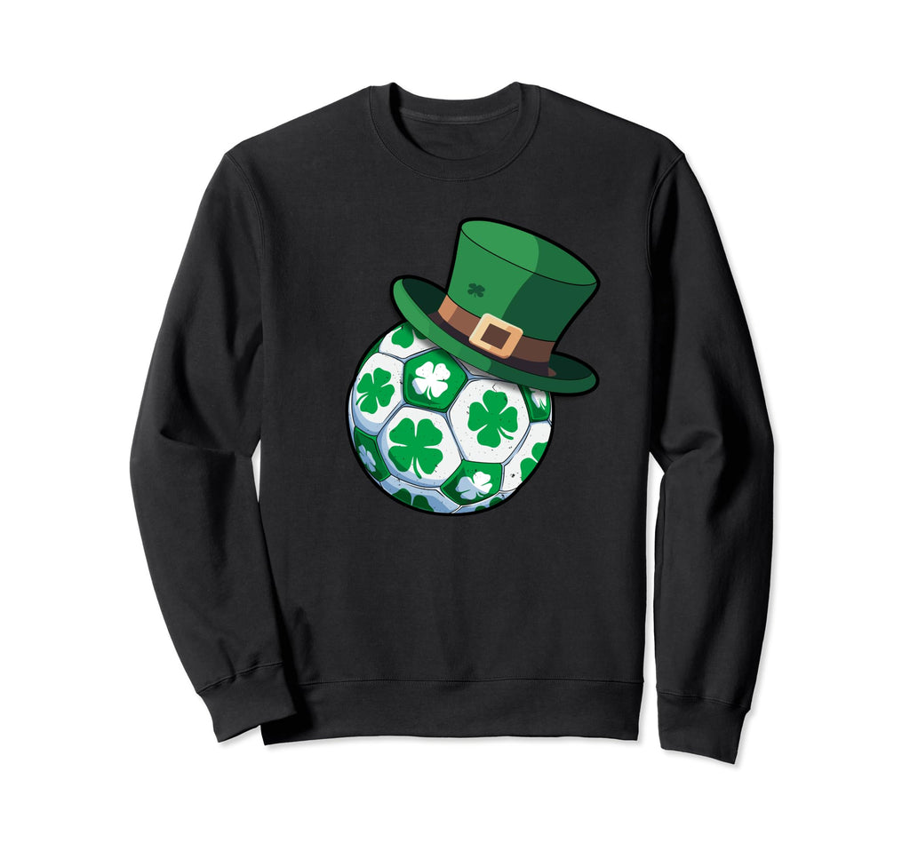 Soccer Leprechaun St Patricks Day Sweatshirt - Streetwear Style Unisex - T-Shirt, Sweatshirt, Hoodie
