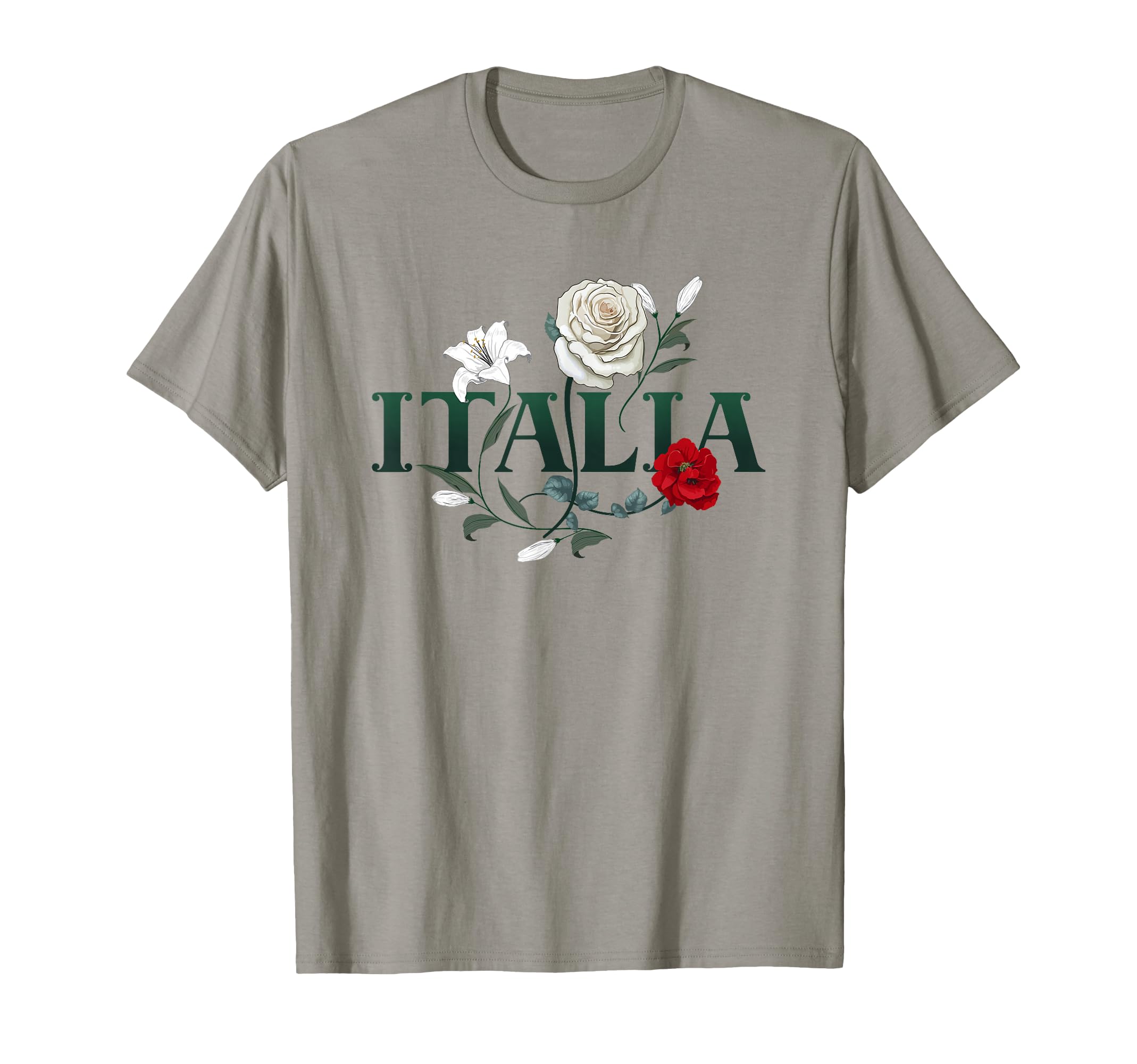 Flowers Italy Minimalist Boho T-Shirt - Custom Art Print Men Women - T-Shirt, Sweatshirt, Hoodie