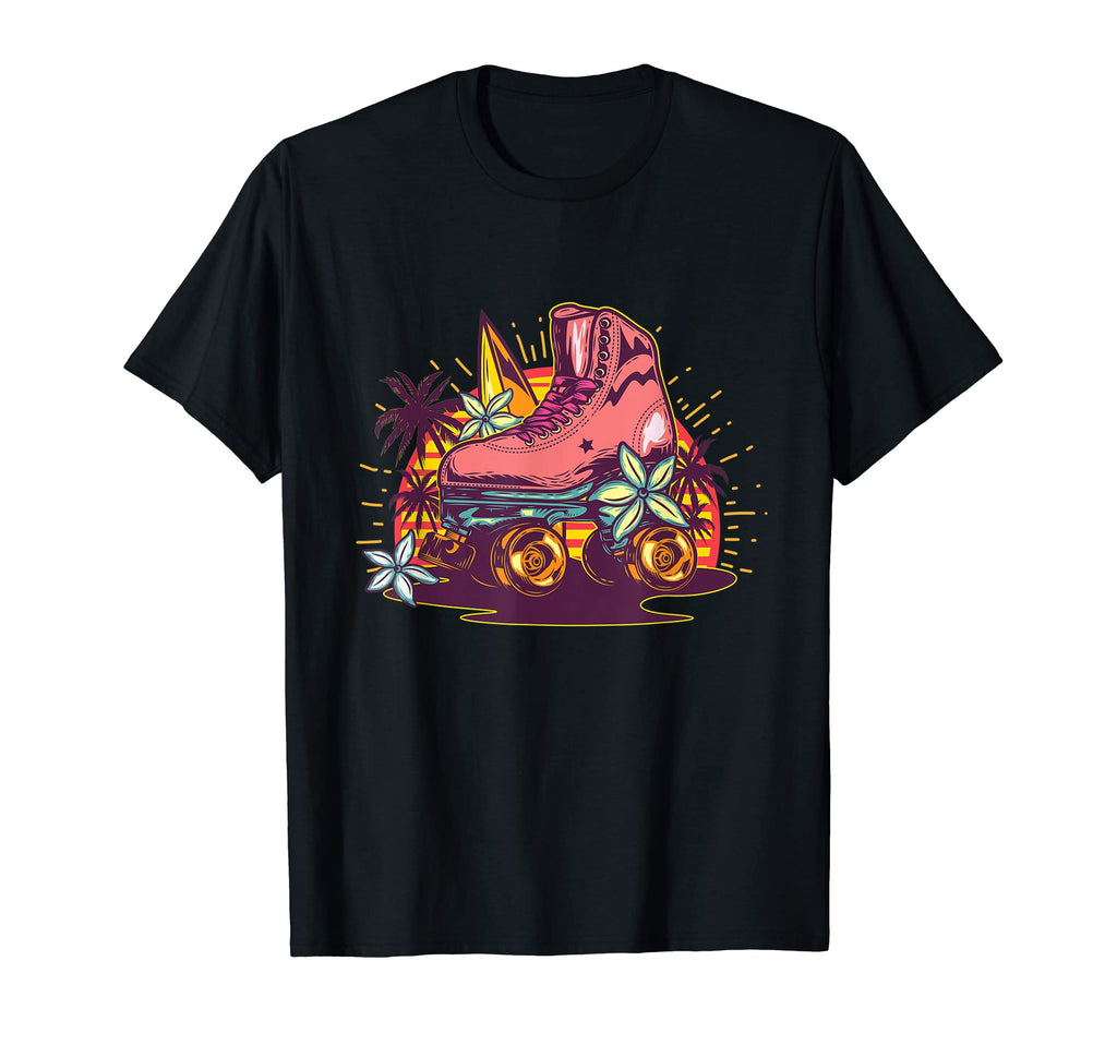 Beach Roller Skate Rollerskate Roller T-Shirt - Aesthetic Graphic Unisex - T-Shirt, Sweatshirt, Hoodie