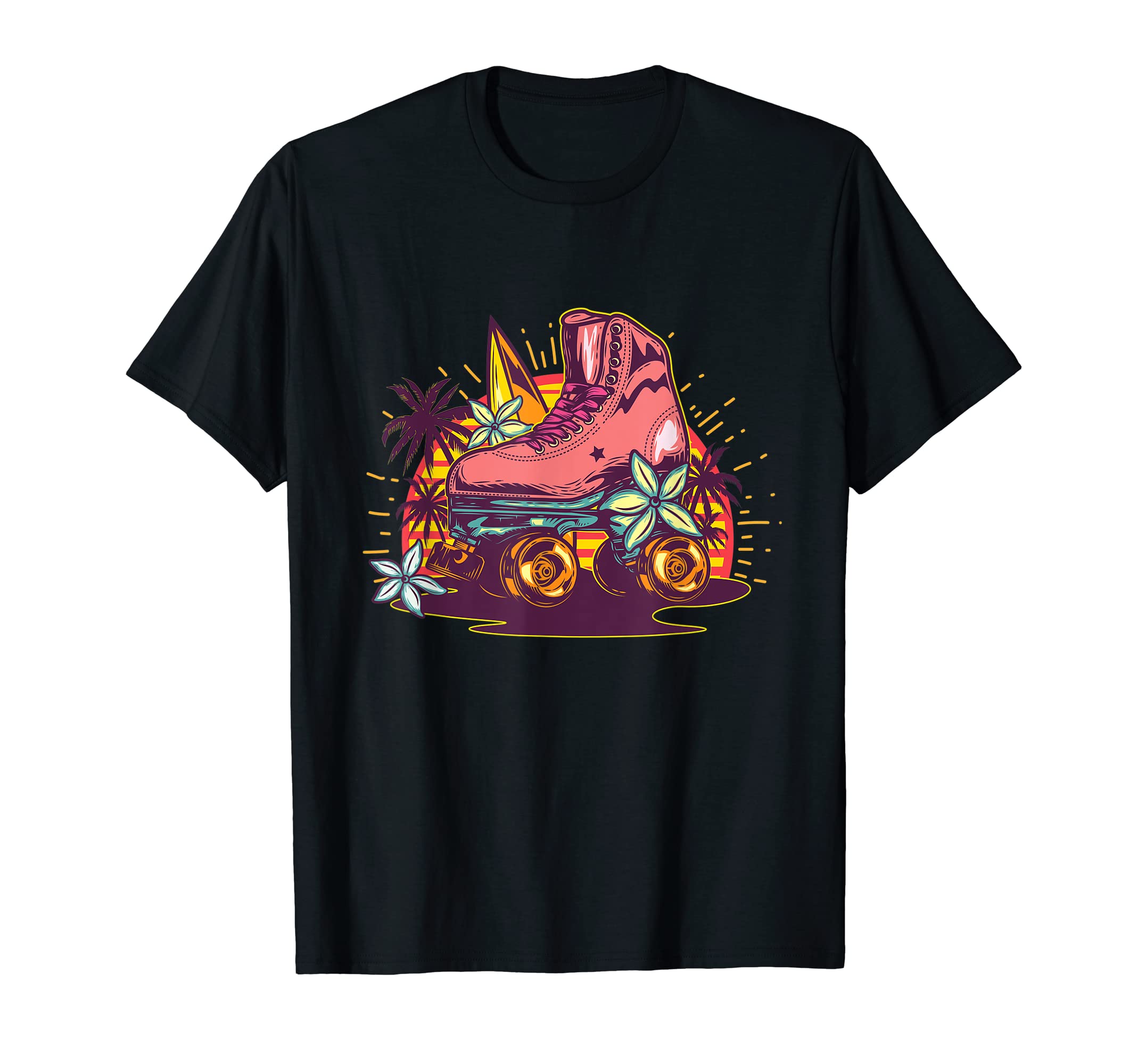 Beach Roller Skate Rollerskate Roller T-Shirt - Aesthetic Graphic Unisex - T-Shirt, Sweatshirt, Hoodie