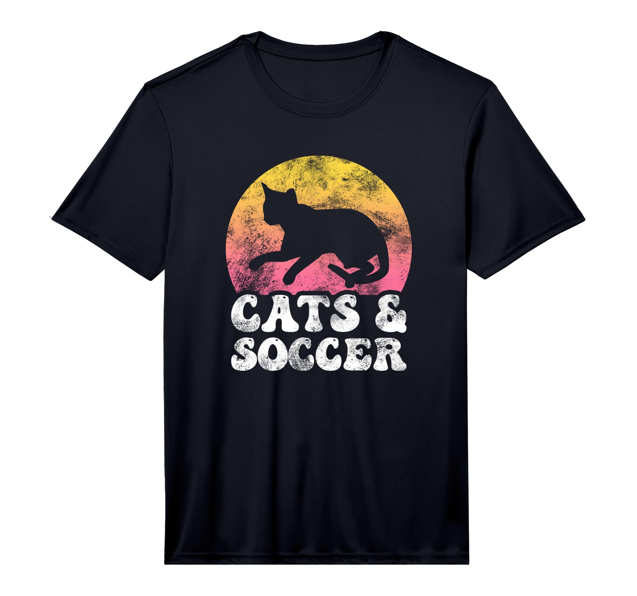 Funny Cats Soccer Hobby Performance T-Shirt - Trendy Graphic for Adults - T-Shirt, Sweatshirt, Hoodie