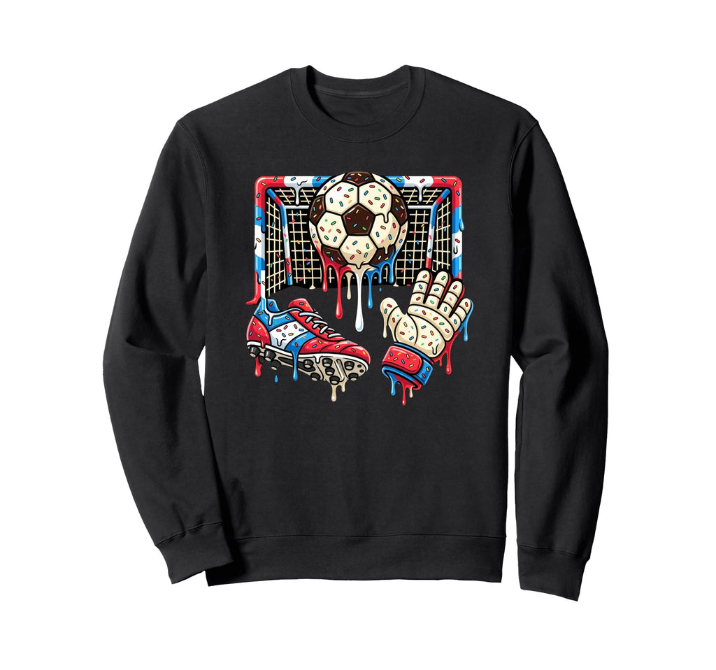 Soccer Drip Ball Cleat Boot Sweatshirt - Minimalist Print Men Women - T-Shirt, Sweatshirt, Hoodie