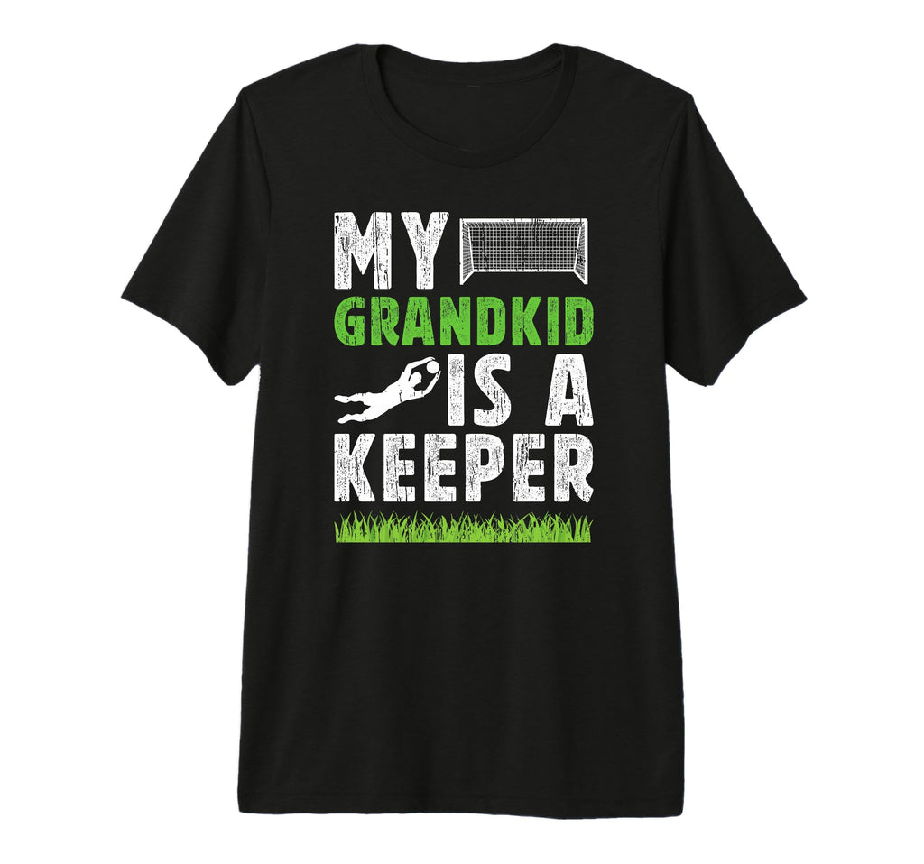Mens Proud Soccer Goalkeeper Grandpa T-Shirt - Minimalist Print Men Women - T-Shirt, Sweatshirt, Hoodie