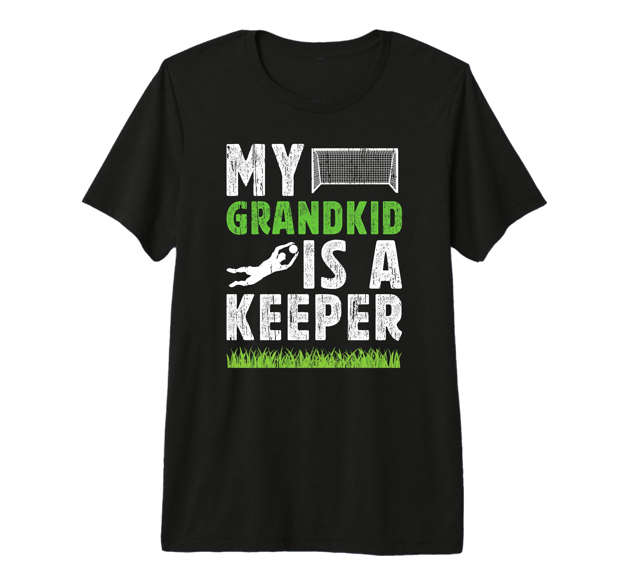 Mens Proud Soccer Goalkeeper Grandpa T-Shirt - Minimalist Print Men Women - T-Shirt, Sweatshirt, Hoodie