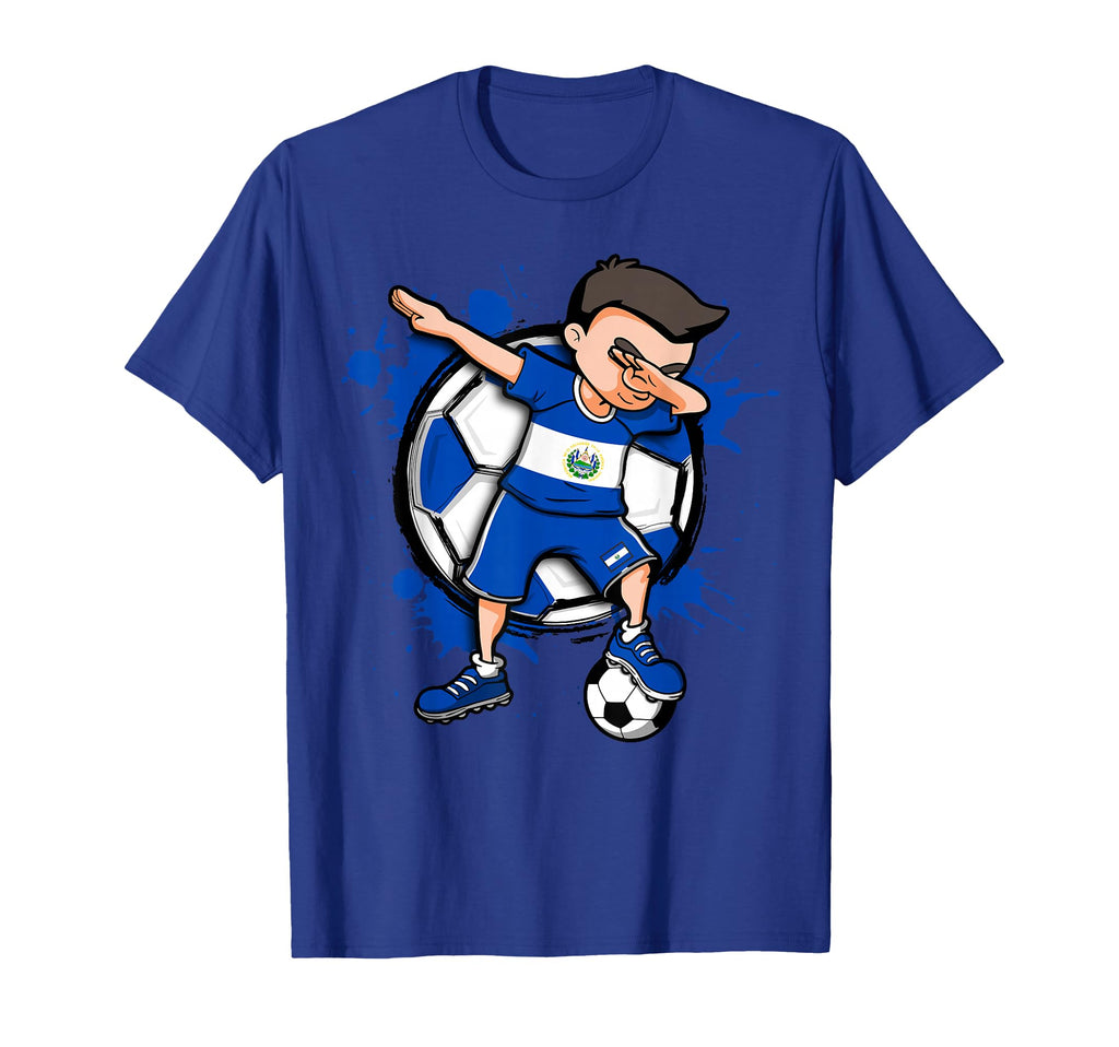 Dabbing Soccer El Salvador Football T-Shirt - Streetwear Style Unisex - T-Shirt, Sweatshirt, Hoodie