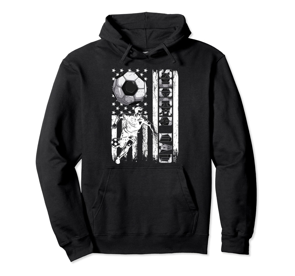Soccer Dad Soccer Lover Fan Usa Hoodie - Casual Everyday Wear for Adults - T-Shirt, Sweatshirt, Hoodie