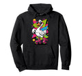 Silly Goose Roller Skates Skating Hoodie - Custom Art Print Men Women - T-Shirt, Sweatshirt, Hoodie