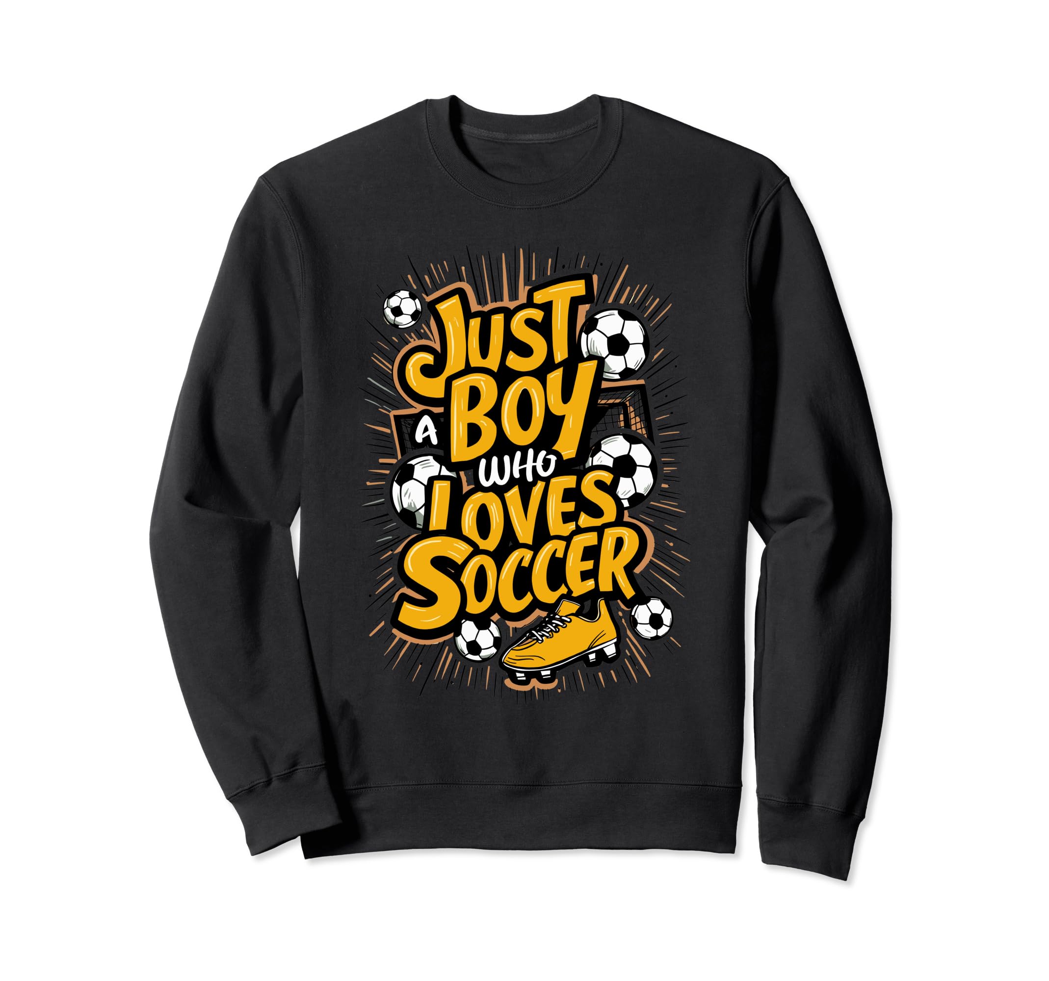 Just Who Loves Soccer Sweatshirt - Unique Graphic for Adults - T-Shirt, Sweatshirt, Hoodie