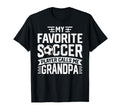 Soccer Player Call Me Grandpa Fathers T-Shirt - Minimalist Print Unisex - T-Shirt, Sweatshirt, Hoodie