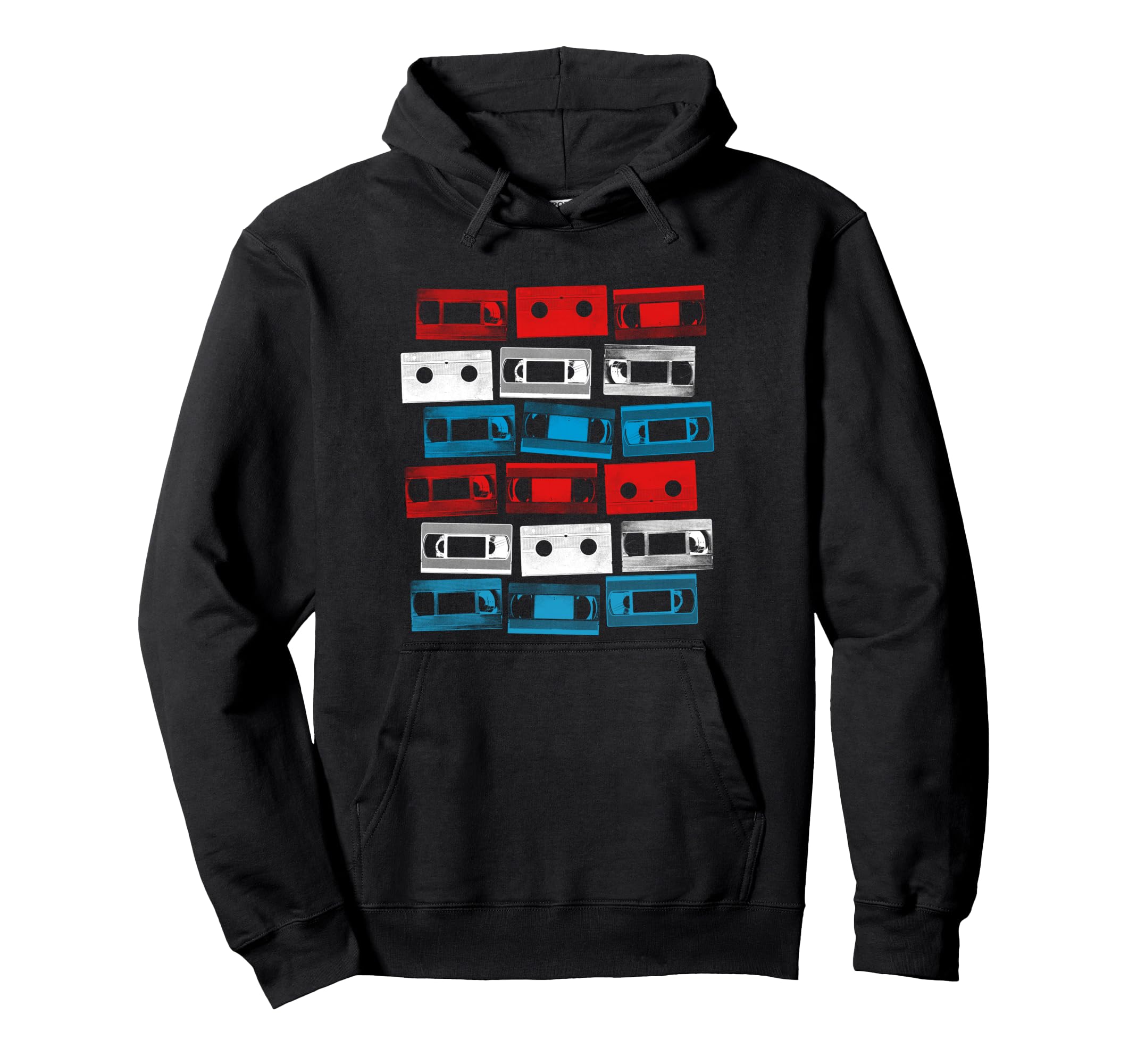 Vhs Tapes 80S 90S Movies Nostalgic Hoodie - Novelty Apparel Unisex - T-Shirt, Sweatshirt, Hoodie
