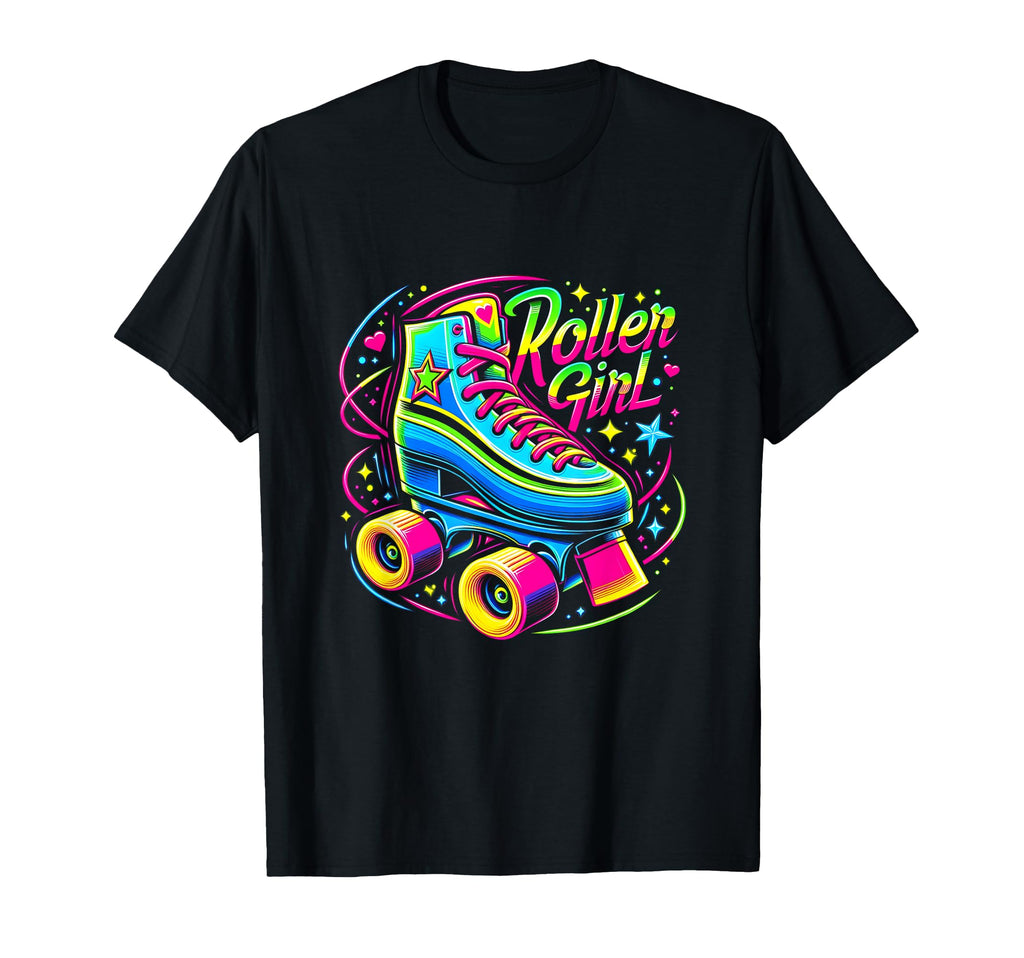Roller Skater Skating 70S 80S 90S T-Shirt - Fun Novelty Design Unisex - T-Shirt, Sweatshirt, Hoodie