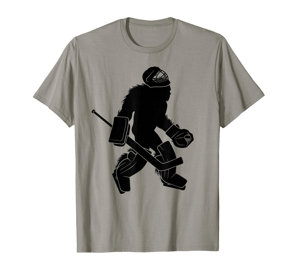 Hockey Goalie Bigfoot Goalkeeper Sasquatch T-Shirt - Trendy Graphic Unisex - T-Shirt, Sweatshirt, Hoodie