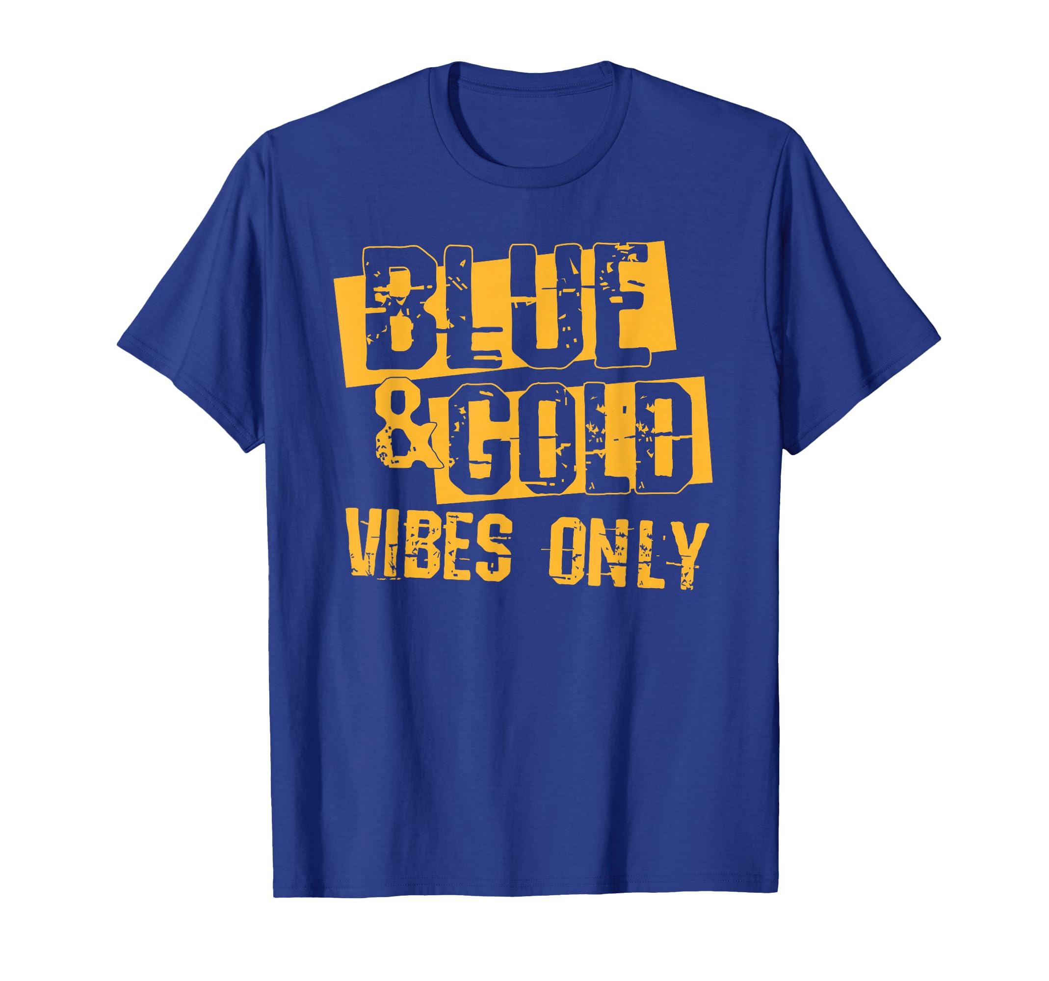 Blue And Gold Spirit Wear High School T-Shirt - Unique Graphic for Adults - T-Shirt, Sweatshirt, Hoodie
