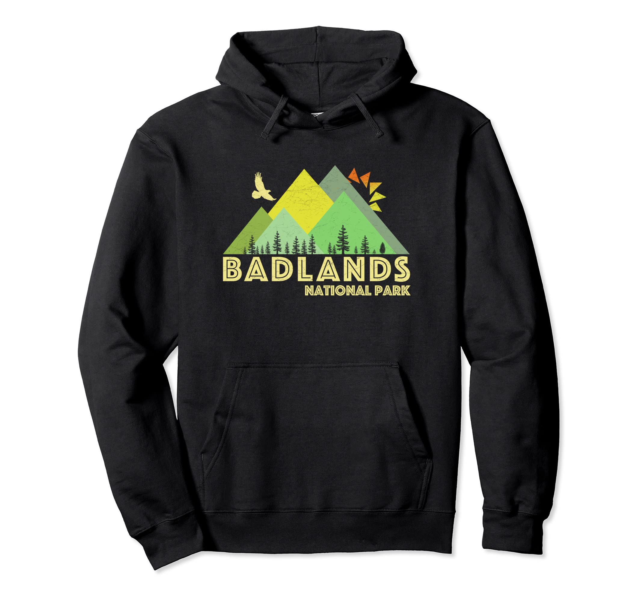 Badlands National Park Hoodie - Graphic Print for Adults - T-Shirt, Sweatshirt, Hoodie